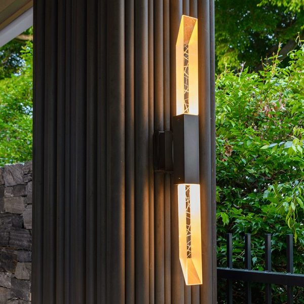 Refraction Large Outdoor Sconce
